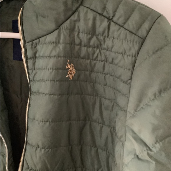 Green U.S Polo. Assn winter coat - Picture 3 of 7